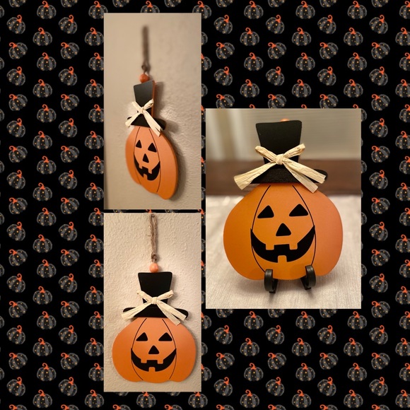 Halloween Jack O Lantern Towels, Jack O Lantern Tier Tray Decor & Wall Decor - Picture 13 of 16